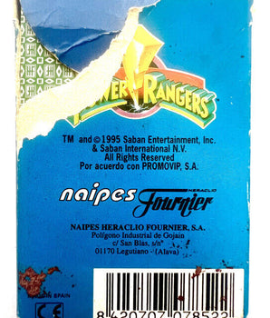 Baraja Power Rangers Naipes Fournier 1995