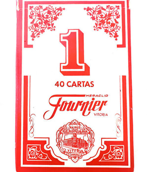 Baraja Española Heraclio Fournier Carta Nº 1 Vitoria Spain