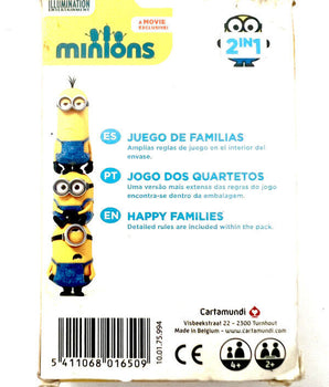 Barajas Minions Juego De Cartas Familiar Completa Perfecto